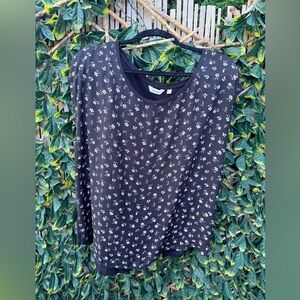 ▪️4/$25-‎ Reitmans Floral Print Short Sleeve Blouse